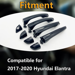 outside Door Handle Compatible with 2017-2020 Elantra Sedan – W/O Smart Entry Sy