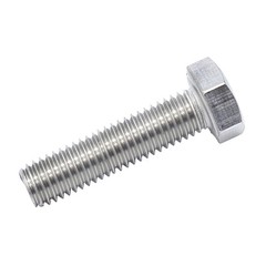 M2 Hex Cap Bolts / Screws, A2 Stainless Steel, 0.40 Coarse DIN 933 Tap 18-8