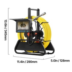 Uimoso Sewer Inspection Camera 66ft, 4.3-inch Screen, Waterproof with 6 LEDs