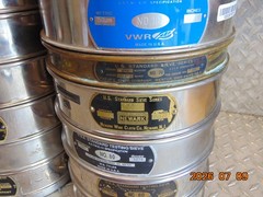 *LOT OF 17* USA STANDARD TEST SIEVES with TWO LIDS see description