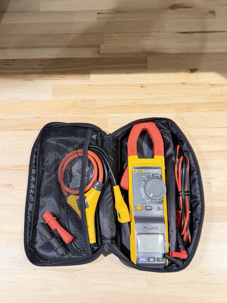 FLUKE 381 REMOTE DISPLAY TRUE RMS AC/DC CLAMP METER W / iFLEX FREE SHIPPING