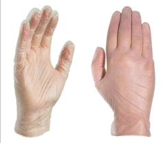 Clear Vinyl Disposable Gloves, 3 Mil, Powder Free, Food Safe – 1000 gloves/case