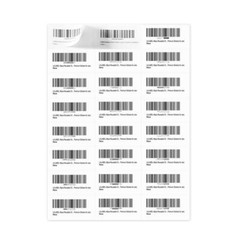 100-2000 Sheet Mailing Address Barcode Shipping Label Self Adhesive 30 Per Sheet