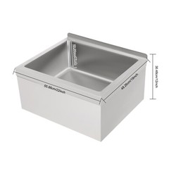 Commercial Wall-mounted Mop Sink Stainless Steel Floor Mop Sink Rectangular