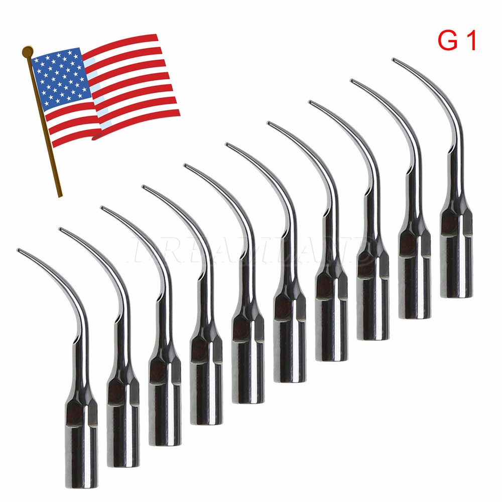 SANDENT Ultrasonic Scaler Handpiece / 10*Tips /Wrench Fit DTE/EMS Woodpecker Y