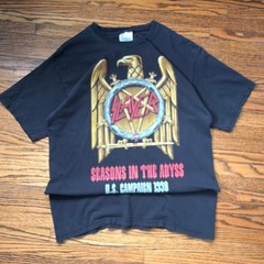 Slayer ‘Seasons in the Abyss’ 1990 Tour Tee Vintage Band