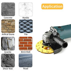 2 Pcs 4 inch Diamond Segment Grinding Wheel Disc Grinder Cup Concrete Stone C
