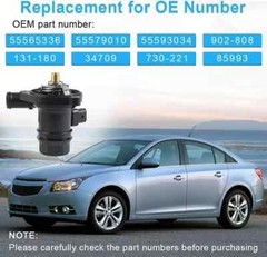 55565336 Engine Coolant Thermostat Housing Assembly Compatible With 2011-2016