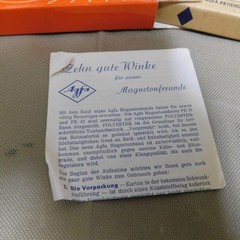 AGFA Magnetonband PE 31 Langspiel-Band 270m 900ft Long Play Reel to Reel