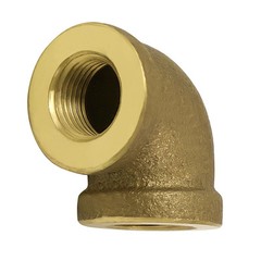 Lead Free Brass 90 Degree Elbow Pipe Fitting NPT Threads 3/4 Inch Plumbing