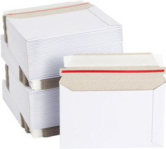 Mailing Envelopes – 6.5 X 4.5 In, White, 100 Count, Flat Peel & Seal – Thick Car