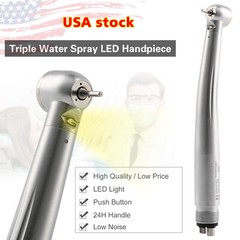 NSK Style Dental LED High Speed Handpiece 3 Spray E-generator 2 Holes / 4 Holes