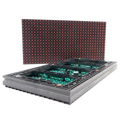 40pcs/pack 6.3″ × 12.6″ × 0.5″ RED LED Display P10 Dot Matrix Module Red Sign