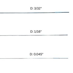 ER347 Stainless Steel Tig Rods 347 Welding Wire .045″ 1/16″ 3/32″ x 36″