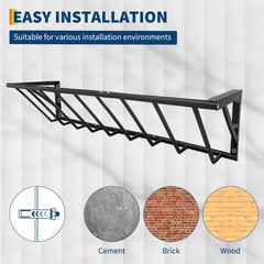 63″ Hay Rack Feeder Wall Mount 16 Gallon Rust Resistant for Indoor Outdoor Use