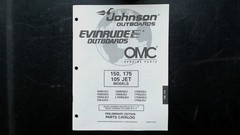 Johnson Evinrude OMC 150 175 105 Jet Parts Catalog 1996 Preliminary