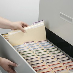 Letter Size Manila Folders, 1/3-Cut Tab, 100 Pack