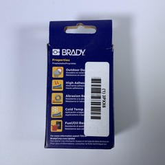NEW Brady White Label Tape Cartridge Vinyl 3/4″ x 21′ BMP21 Plus Lab M21