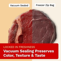 The Harvest Company Vacuum Seal Bags, Commercial Grade, BPA-Free Food Storage…