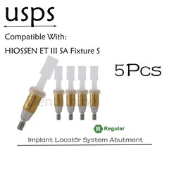 US Hiossen overdenture locator abutment Regular 3.7mm Fits 3/4/5.0mm