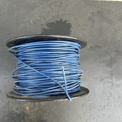 6 pound Roll 14AWG blue copper wire unsure of length