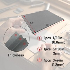 HTJZWG Non-Asbestos Gasket 15″x11.8″, Gray 0.8mm X1 | 1.0mm | 1.2mm