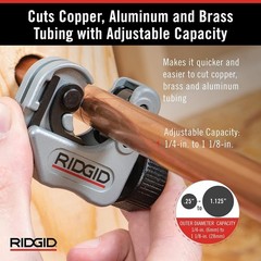Lightweight Close Quarters Tubing Cutter with Ergonomic Grip & Automatic Feed