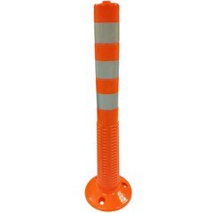 Parking Safety Traffic Spring Posts – Orange & Red Options – Electriduct