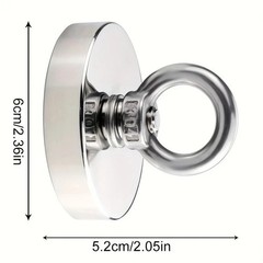 Neodymium Fishing Magnets Pulling Force Super Strong 130 kg tensile force
