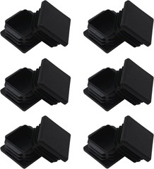 1 12 1.5 Inch Square Tube End Cap Plastic Plugs 12Pack 1 12 Inch 1.5 Inch Square
