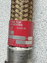 New Crouse-Hinds ECGJH14 Explosion Proof Flexible Coupling Male 1/2″ x 4″ Long