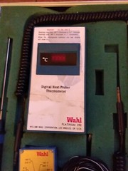 Wahl Platinum 392 Digital Heat-Prober Thermometer -50.0/500.0 C W Case Tested