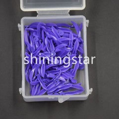 400 Pcs Dental Disposable Plastic Wedge With Holes All 4 Sizes Wave Poly-Wedge