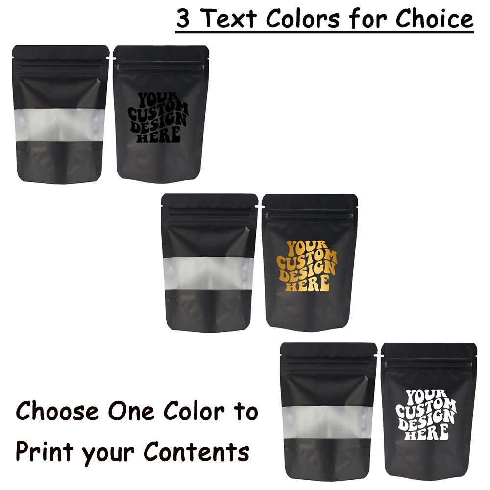 7g Waterproof Custom Mylar Pouches | Leak-Proof Printed Bags for Candy & Snacks