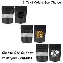 7g Waterproof Custom Mylar Pouches | Leak-Proof Printed Bags for Candy & Snacks