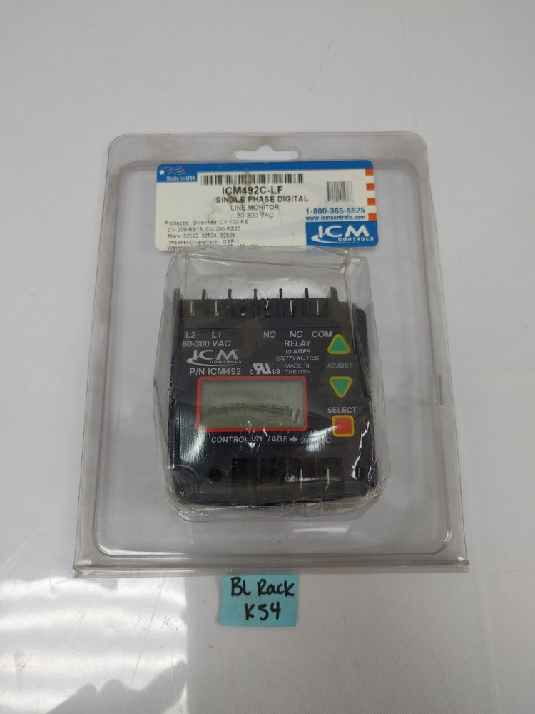 ICM ICM492C-LF Digital Single-Phase Line Voltage Monitor
