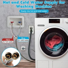 Dreyoo Hose Y Connector, 1 Ft Washing Machine Y 1FT, as the picture shown