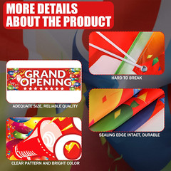 Grand Opening Banner New Store Grand Opening Sign and Rope Oxford Cloth Grand