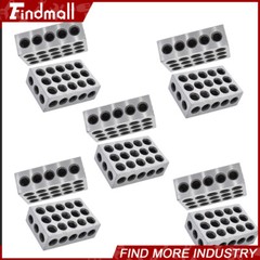 5 MATCHED PAIRS ULTRA PRECISION 1-2-3 BLOCKS 23 HOLES .0001″ MACHINIST 123