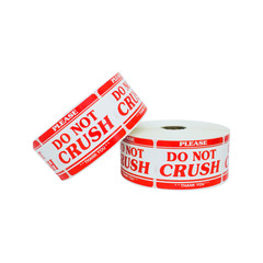 2×3, PLEASE DO NOT CRUSH **THANK YOU**, 500 labels per roll, 1-60 Rolls