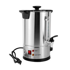 2.11-Gallon Stainless Steel Coffee Urn Commercial Dispenser for Tea Coffee Cater