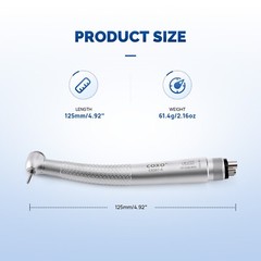 COXO Anti-retraction High Speed Air Turbine Handpiece 4 Hole CX207-A H02-SP4