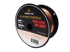 ER70S-6 0.035 in. Dia 2 lbs. Copper Coated Solid Wire (2 Rolls)