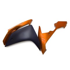 Gloss Orange Black ABS Injection Fairing Kit For Yamaha YZF1000 R1 2007 2008