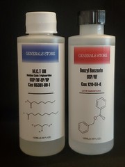 MCT Oil USP/NF (EP/BP) 120ml (4oz) + Benzyl Benzoate USP/NF-120ml (4oz)