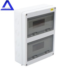 24 Way Power Distribution Box W/ Din Rail For Indoor and Outdoor Waterproof IP65
