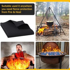 New Welding Blanket Fireproof Mat Heat Resistant Material Flame Retardant Fabric