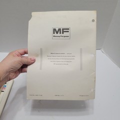 Massey Ferguson Assembly Pre Delivery Instructions Combine MF 300 410 510 760