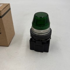 PILOT LIGHT GREEN EATON CORPORATION HT8HFGV7 / HT8HFGV7 (NEW IN BOX) 120V T1609
