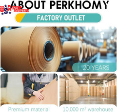 Perkhomy 36″ X 2,400″ (200′) Brown Kraft Paper Roll for Craft Bulletin Board Pap